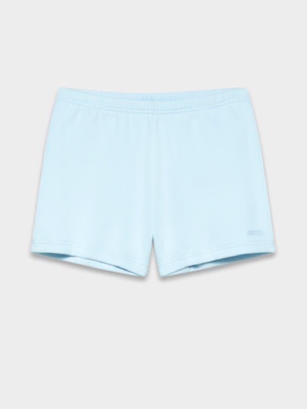 Aritzia Cozy Sweatfleece Perfect Hi-Rise Mini Short Villa Blue